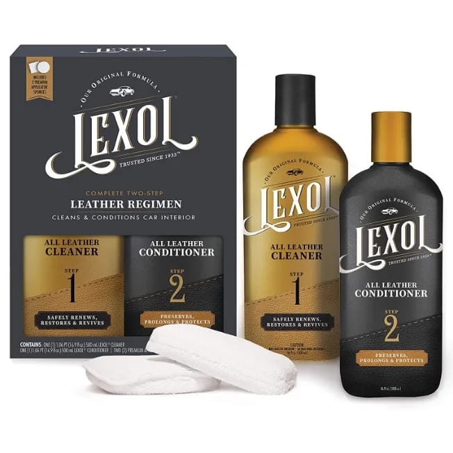 C1-C8 New Leather Seat Cleaner & Protectant Kit - Lexol 1953-2026