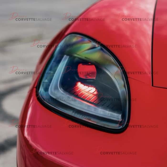Corvette Profile Prism Demon Eyes RGB Headlight Mod Kit Installed