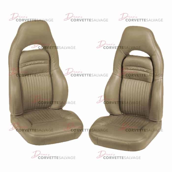 C5 New Light Oak Leather Sport Seat Cover Set 1998-2004