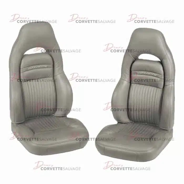 C5 New Pewter Leather Sport Seat Cover Set 1997-2004
