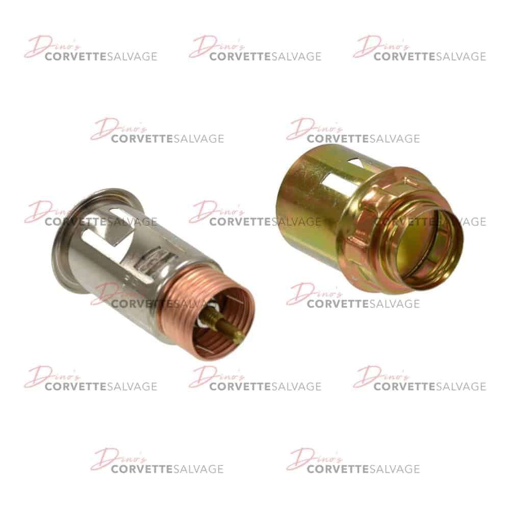 C3 New Console-Side Female Lighter Housing & Retainer 1977-1982