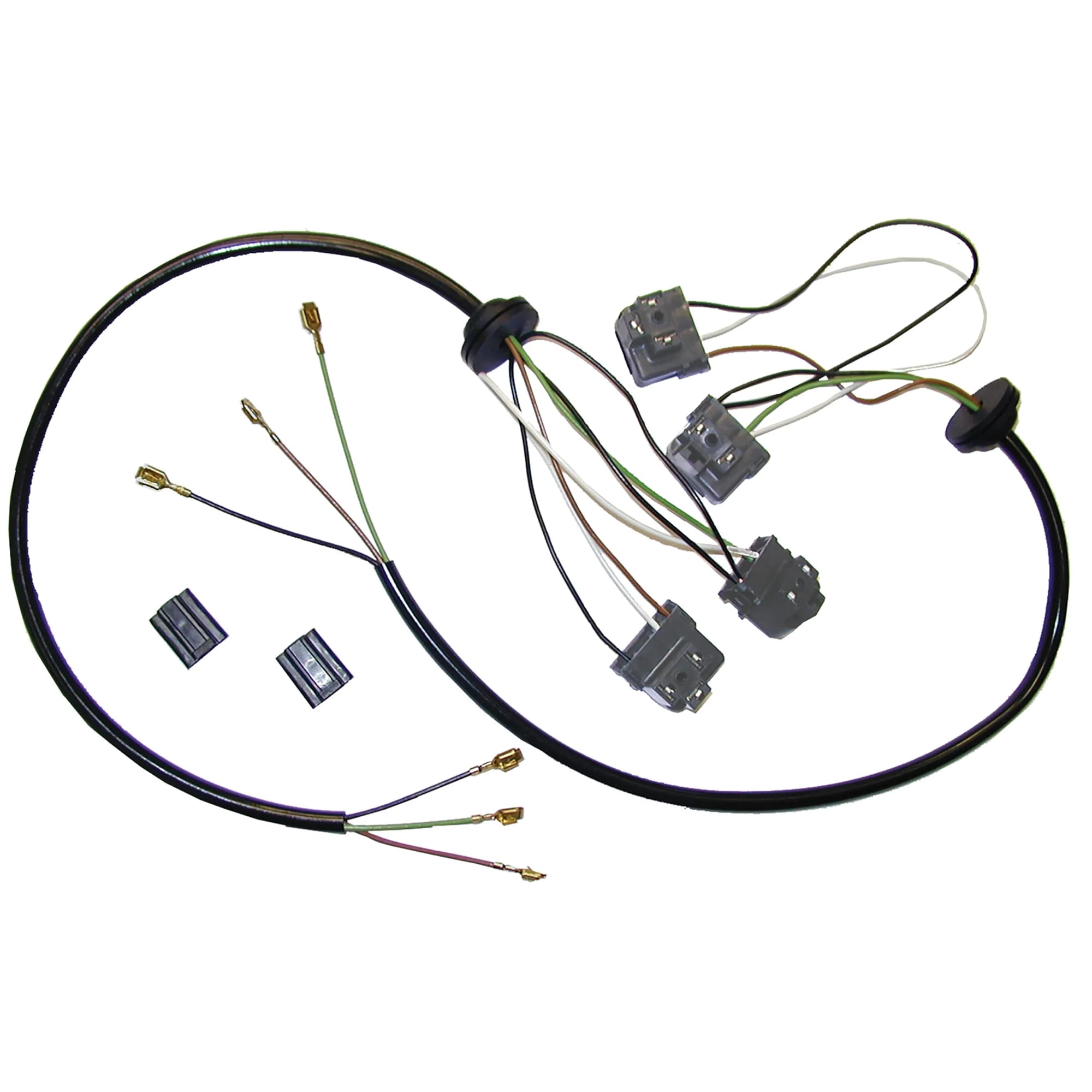 C2 New Headlight Bucket Extension Harness Set 1963