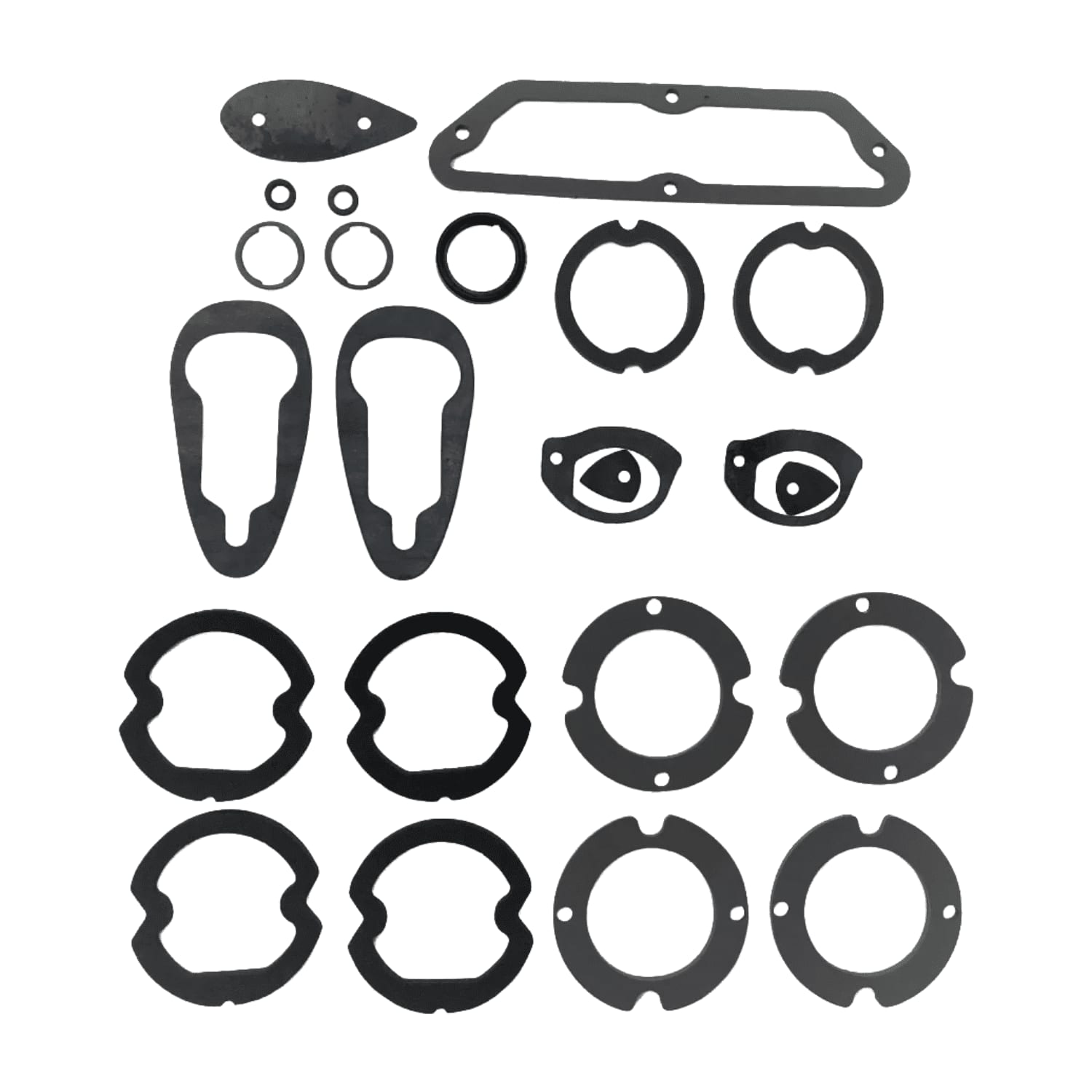 C2 New 21-Piece Body Seal Kit 1965-1966