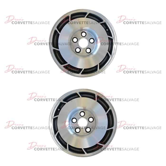 C4 Used Machined Front/Rear Aluminum 16x9.5 Wheel 1986