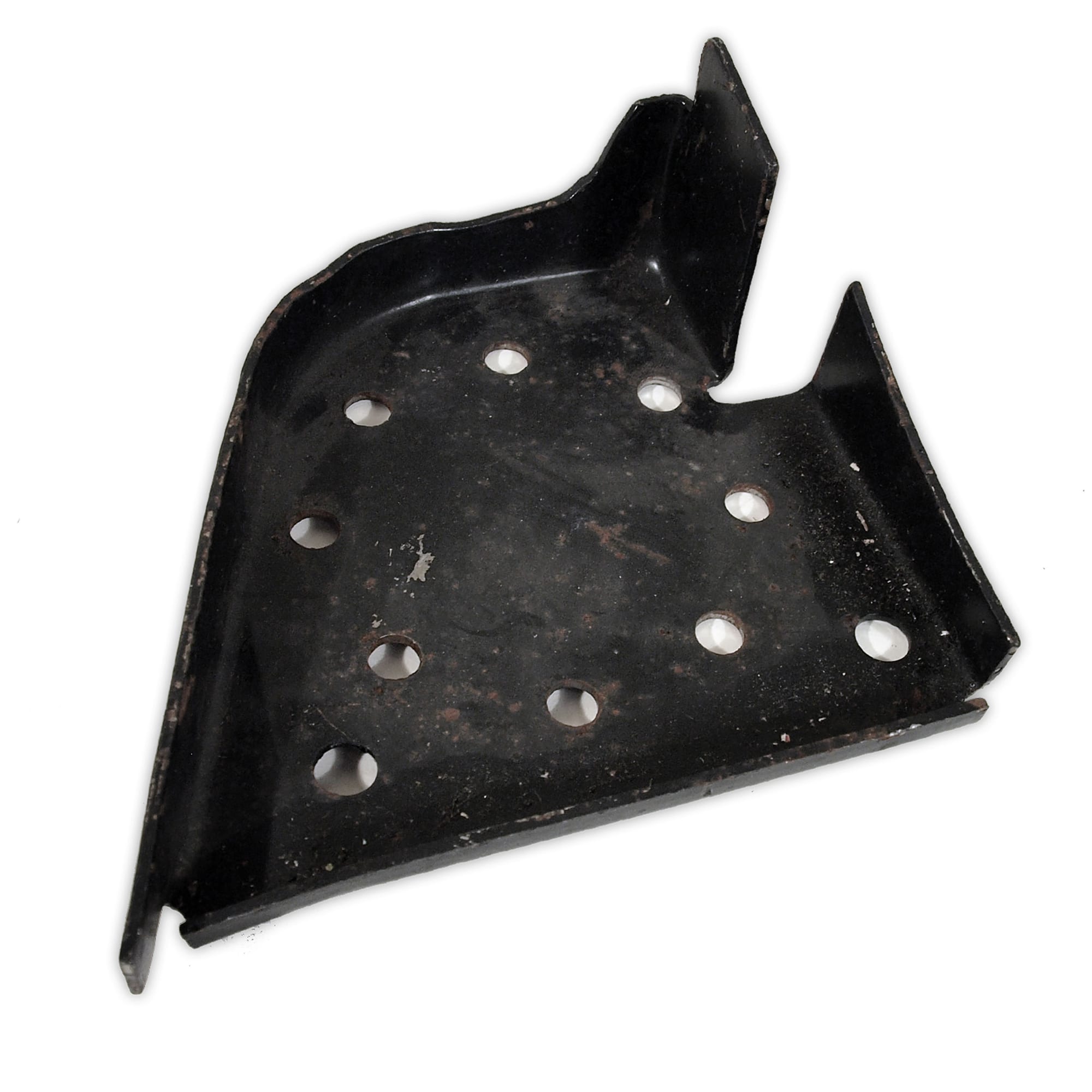 C2-C3 New Passenger-Side Frame Gusset, Over Axle 67L 1967-1979