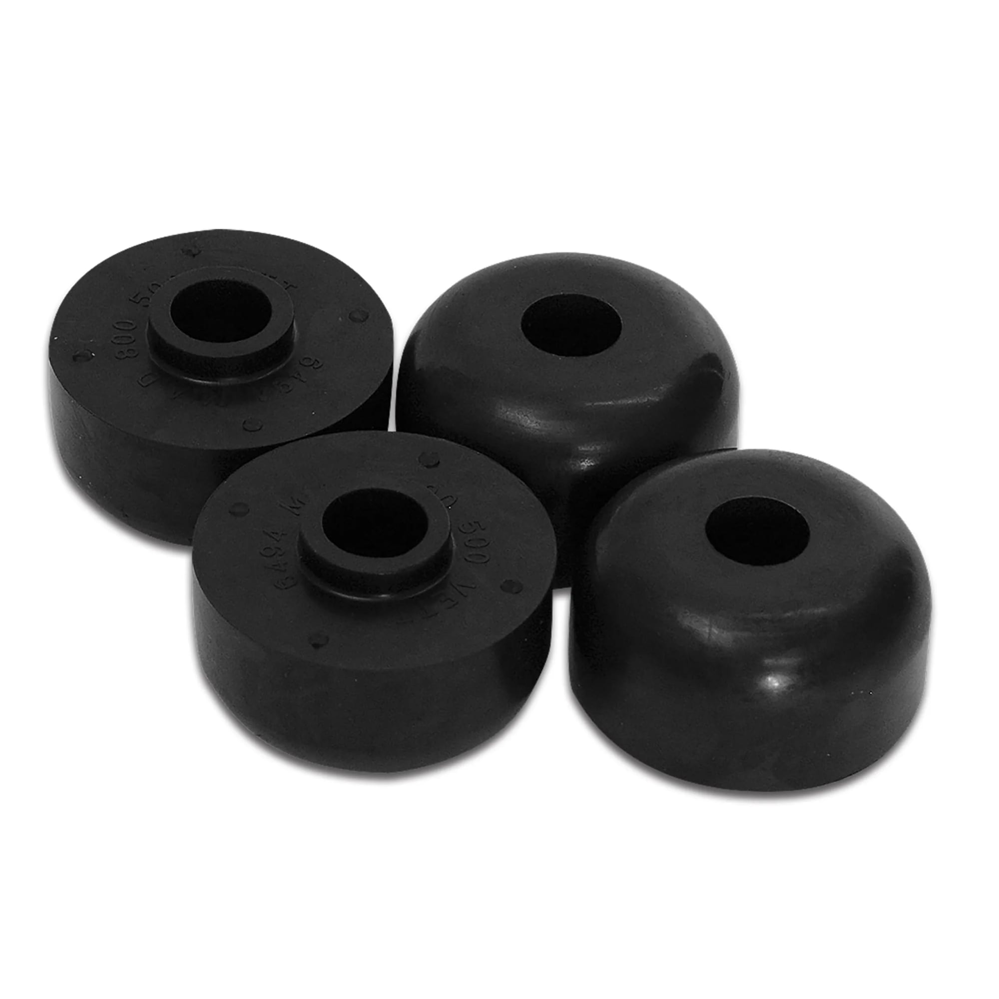 C2-C3 New Rear Spring Mount Cushions, Rubber 4 Piece Set 1963-1982