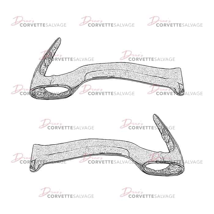 C1 Used Rear Bumper 1958-1960
