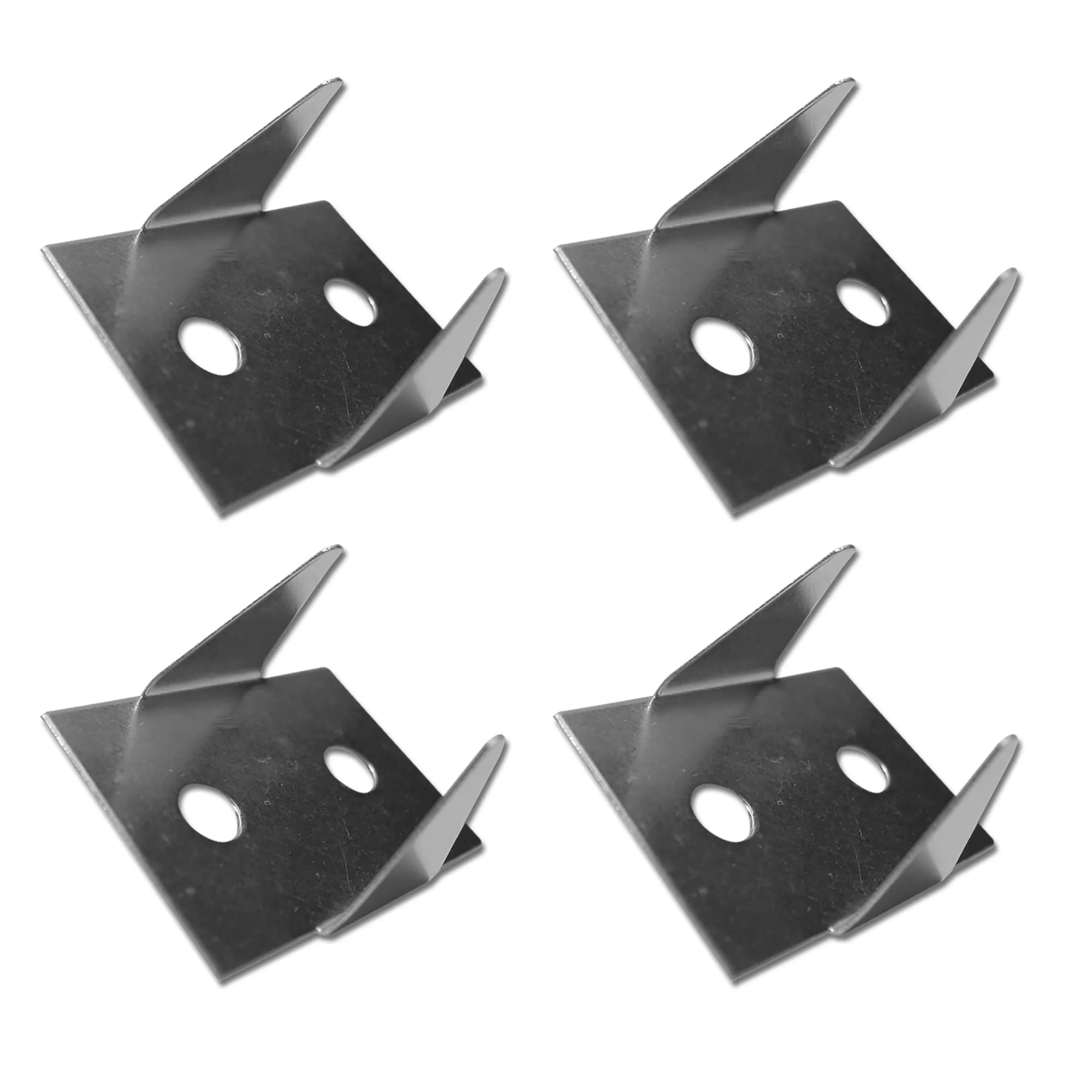 C2-C3 New Transmission Tunnel/Floor Insulation Clip Set - 4 Pieces 1963-1976