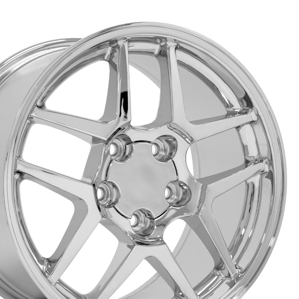 C4-C5 New Chrome 17x9.5 Wheel (CV04) 1988-2004
