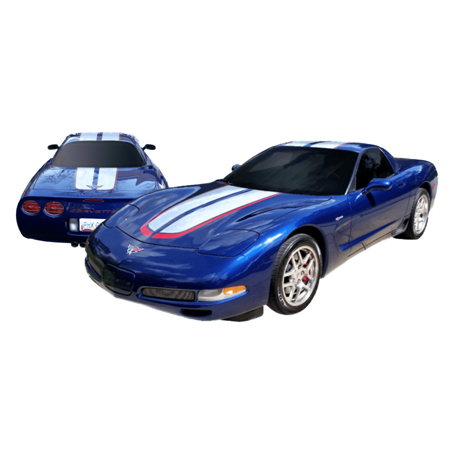 C5 New Lemans Commemorative Edition Z06 Decal Stripes Kit 2004