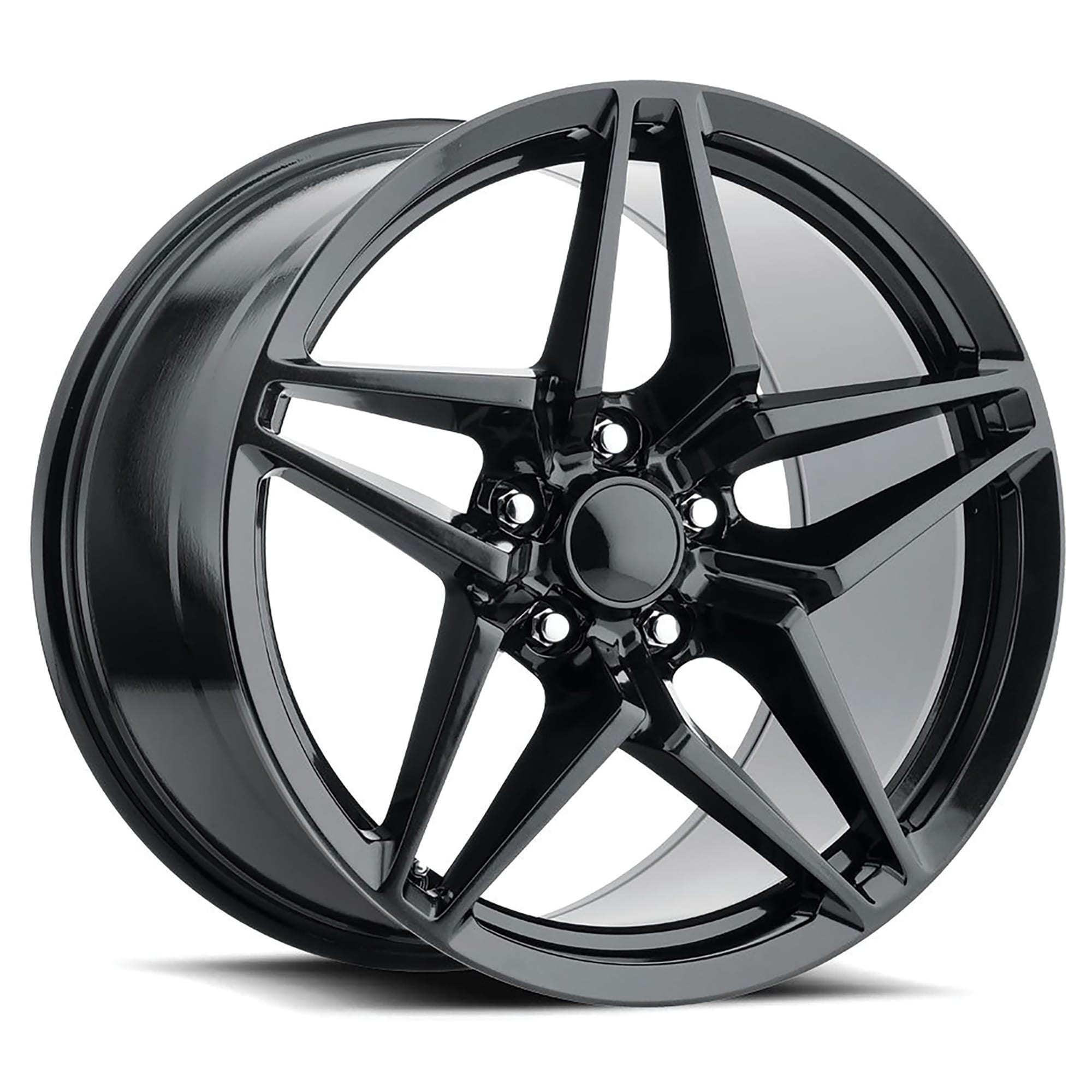 C6-C7 New C7 ZR1 Style Carbon Black Wheel 20X12 59mm Offset 2006-2019