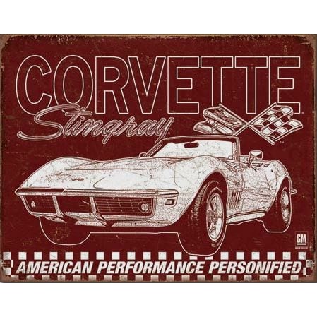 C1-C8 New StingRay Tin Sign 1953-2026