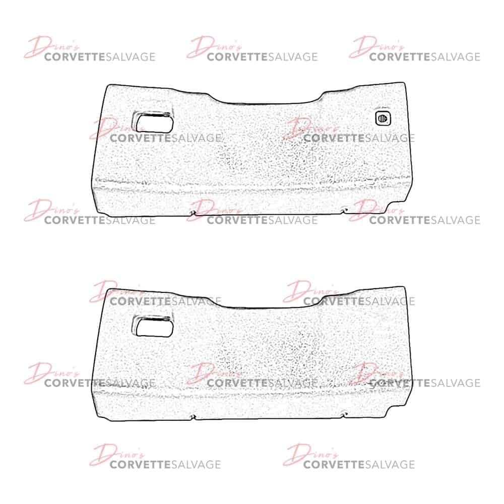 C6 Used Driver Knee Bolster Panel 2005-2013