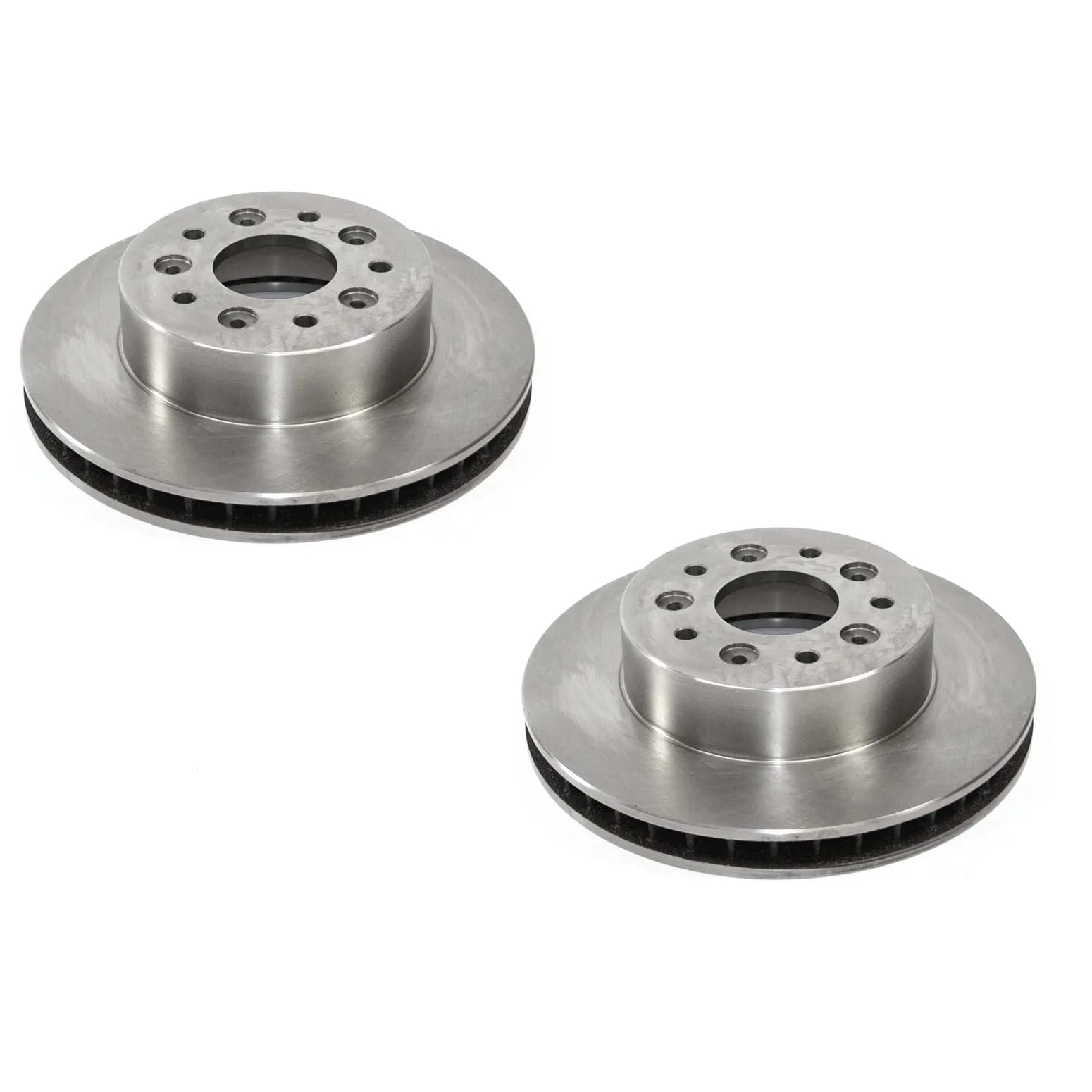 C2-C3 New Front Rotors - with Correct Rivet Holes - Pair 1965-1982