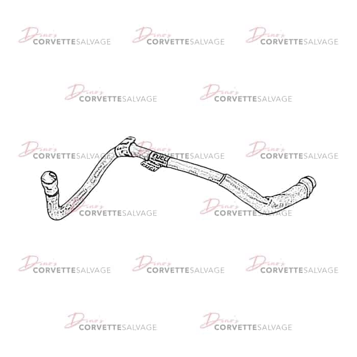 C5 Used Green Rear Fuel Feed Hose 1997-1998