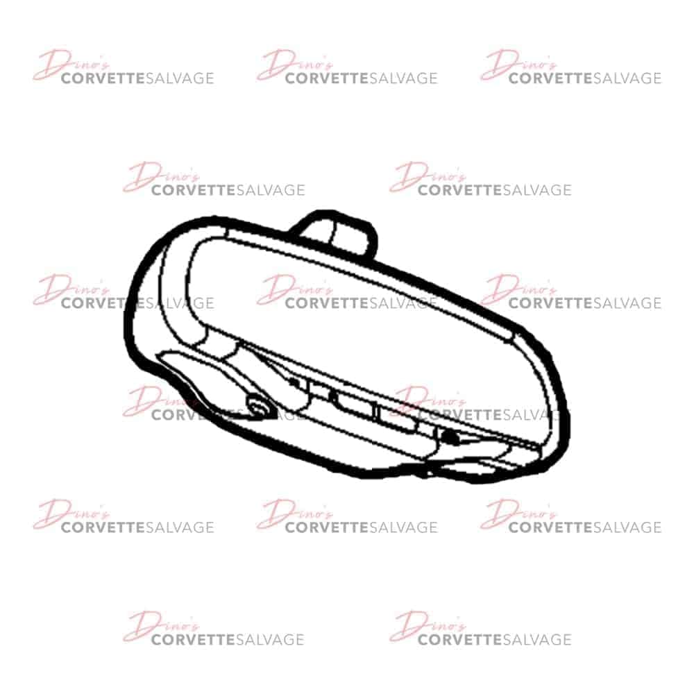 C6 Used Inside Rear View Mirror 2006-2013