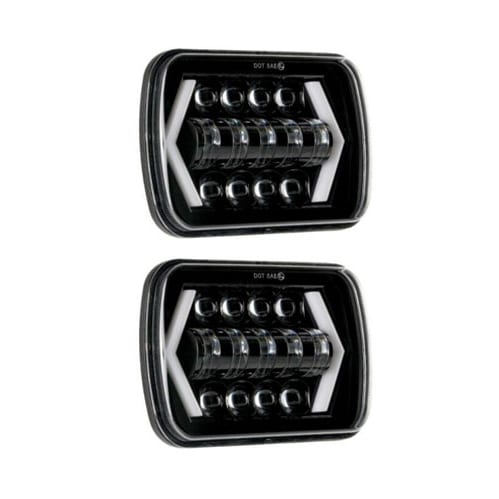 C4 New LED Headlights Hi-Lo DRL with Built In Turn Signal 1984-1996