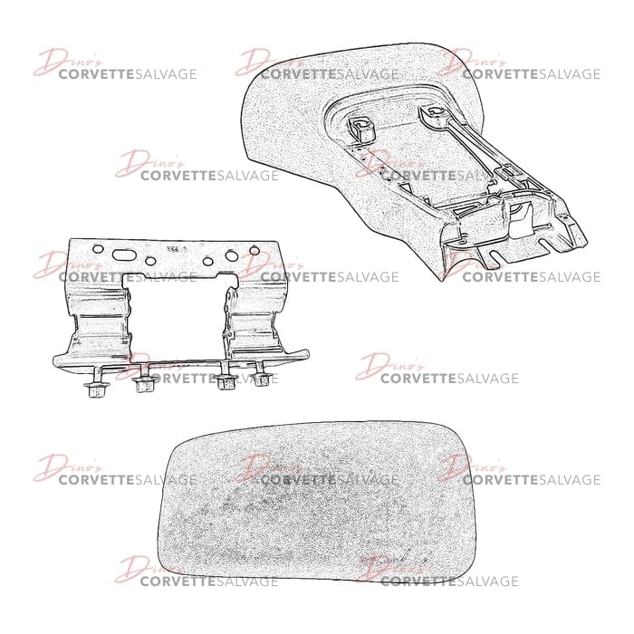 C5 Used Center Console Bundle 1997-2004