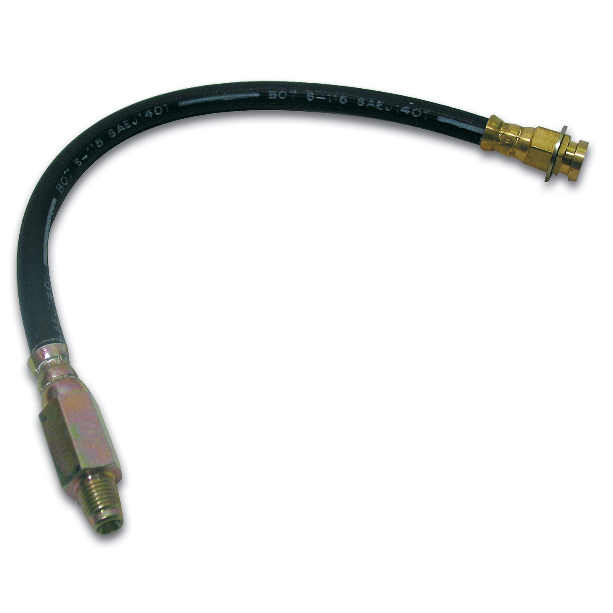 C2-C3 New Front Brake Hose - Hex End 1963-1982