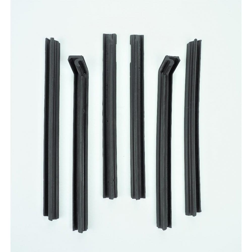 C1 New 6-Piece Soft Top Side Rail Weatherstrip Set 1956-1962