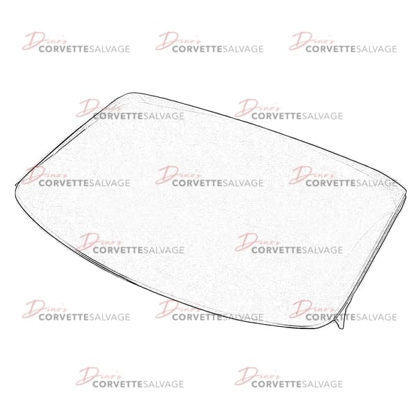 C4 Used Glass Targa Top Assembly 1984-1996
