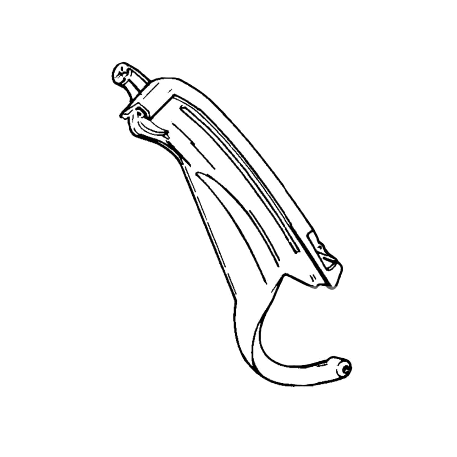 C4 Used Convertible Folding Top Outer Arm 1994-1996