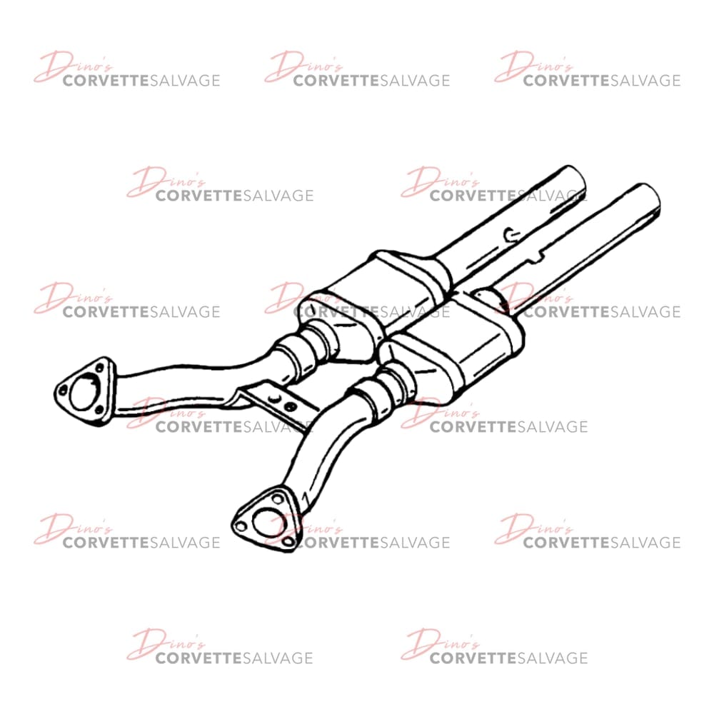 C5 Used Z06 Catalytic Converter Pipe 2002-2004
