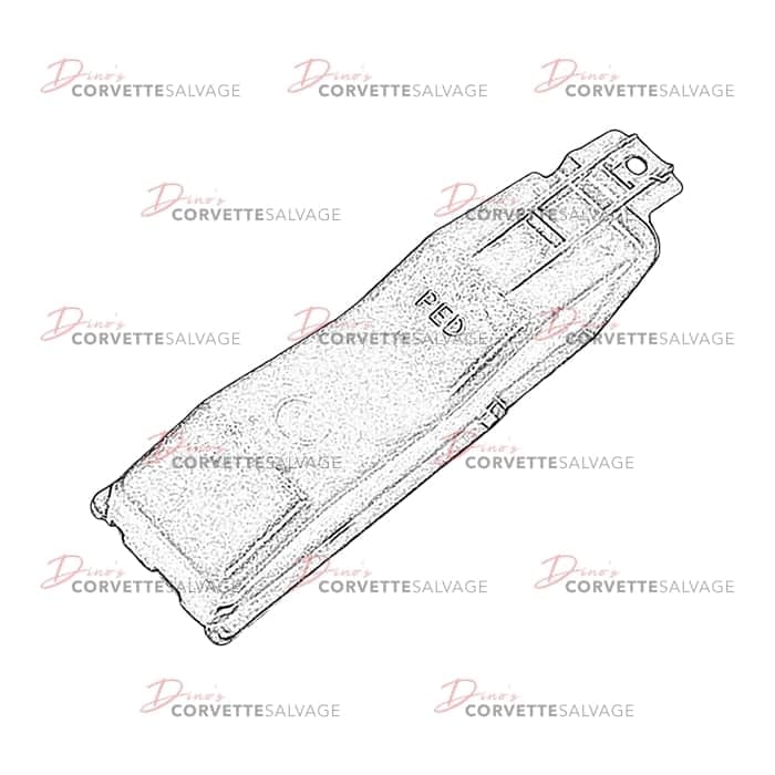 C4 Used Computer Wire Harness Cover 1991-1993