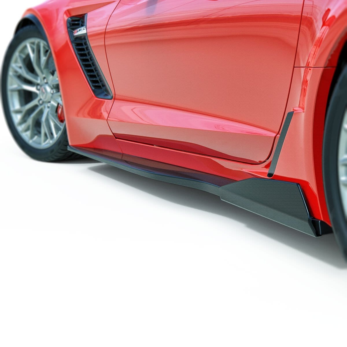 New C7 5VM Rocker Winglet in Carbon Flash Black Paint 2014-2019