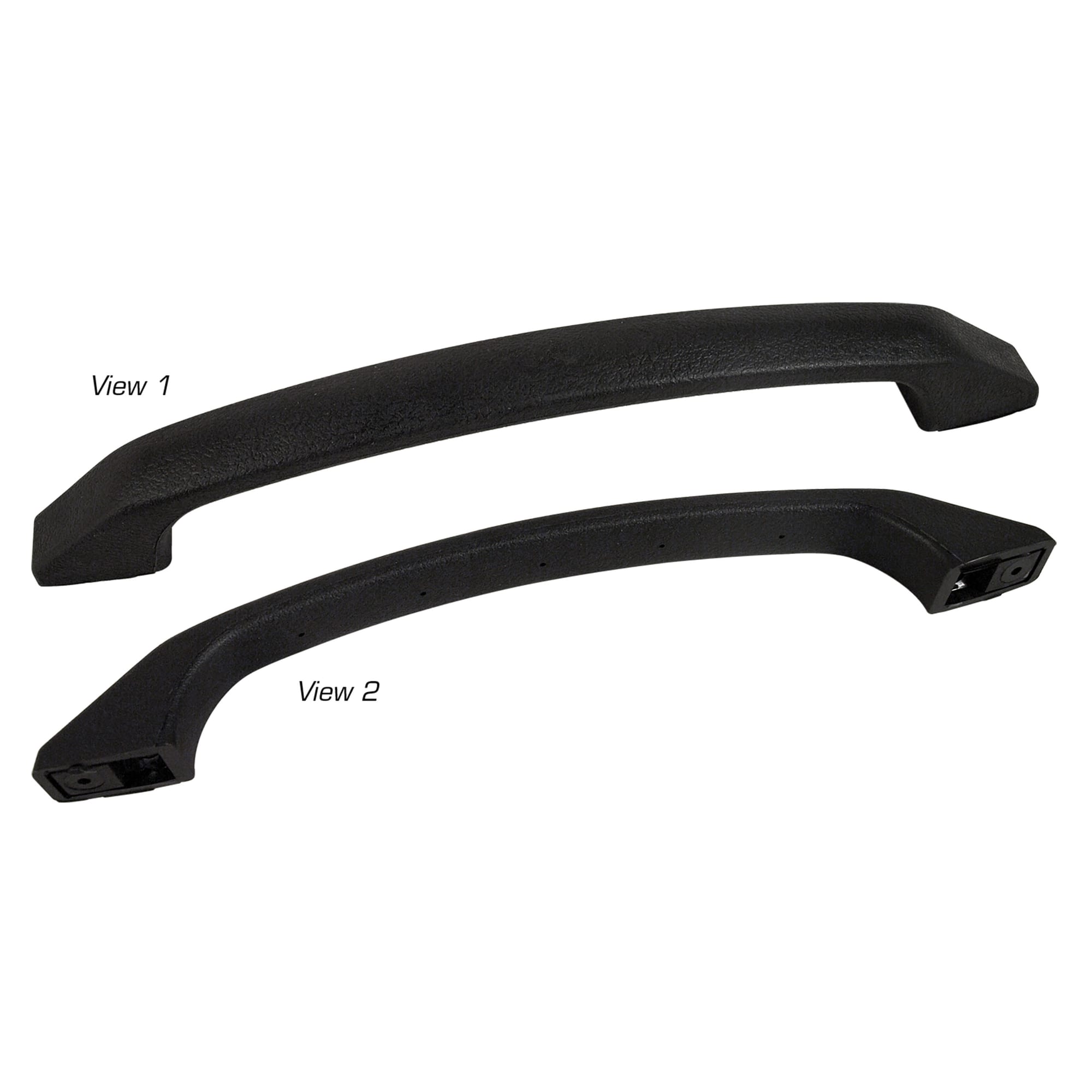 C3 New Interior Door Pull - Black 1968