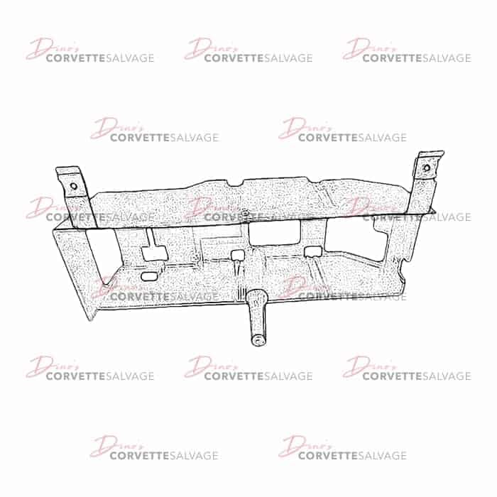 C4 Used Instrument Panel Relay/Fuse Box Housing 1984-1989