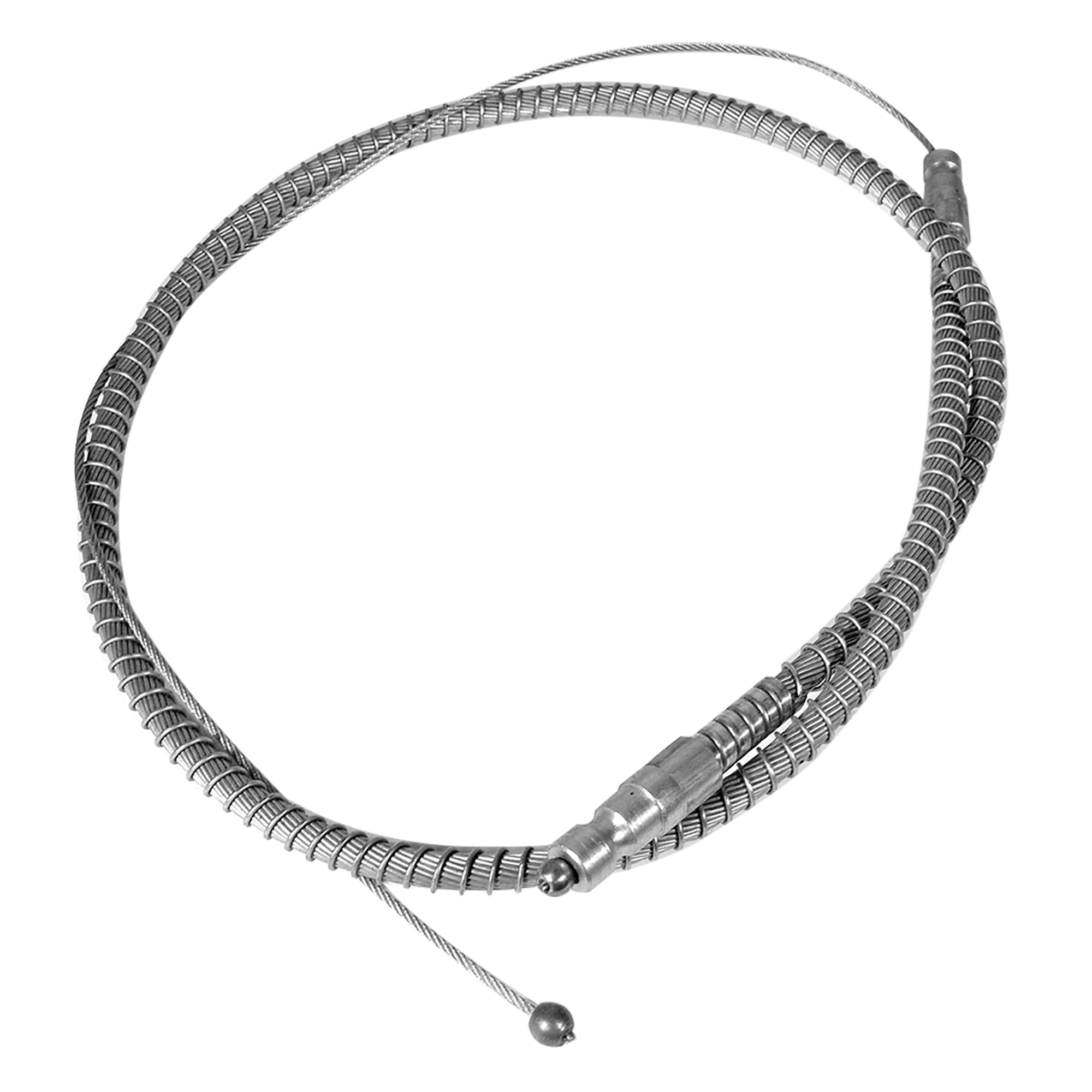 C2 New Park Brake Cable, Front Stainless Steel 1964-1966