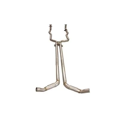 C4 New Exhaust Pipe Set - Aluminized Dual Except ZR1 1984-1991