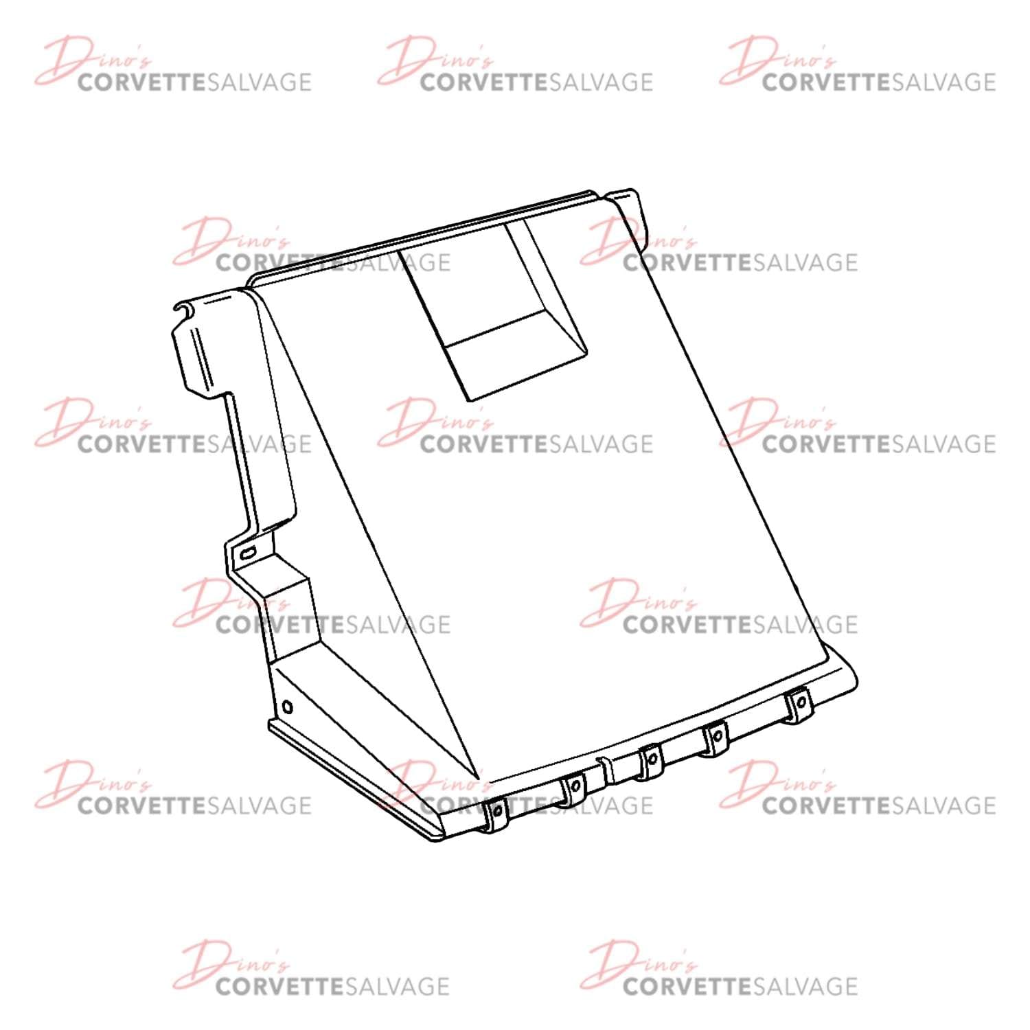 C5 Used Radiator Support Lower Cover 1997-2004