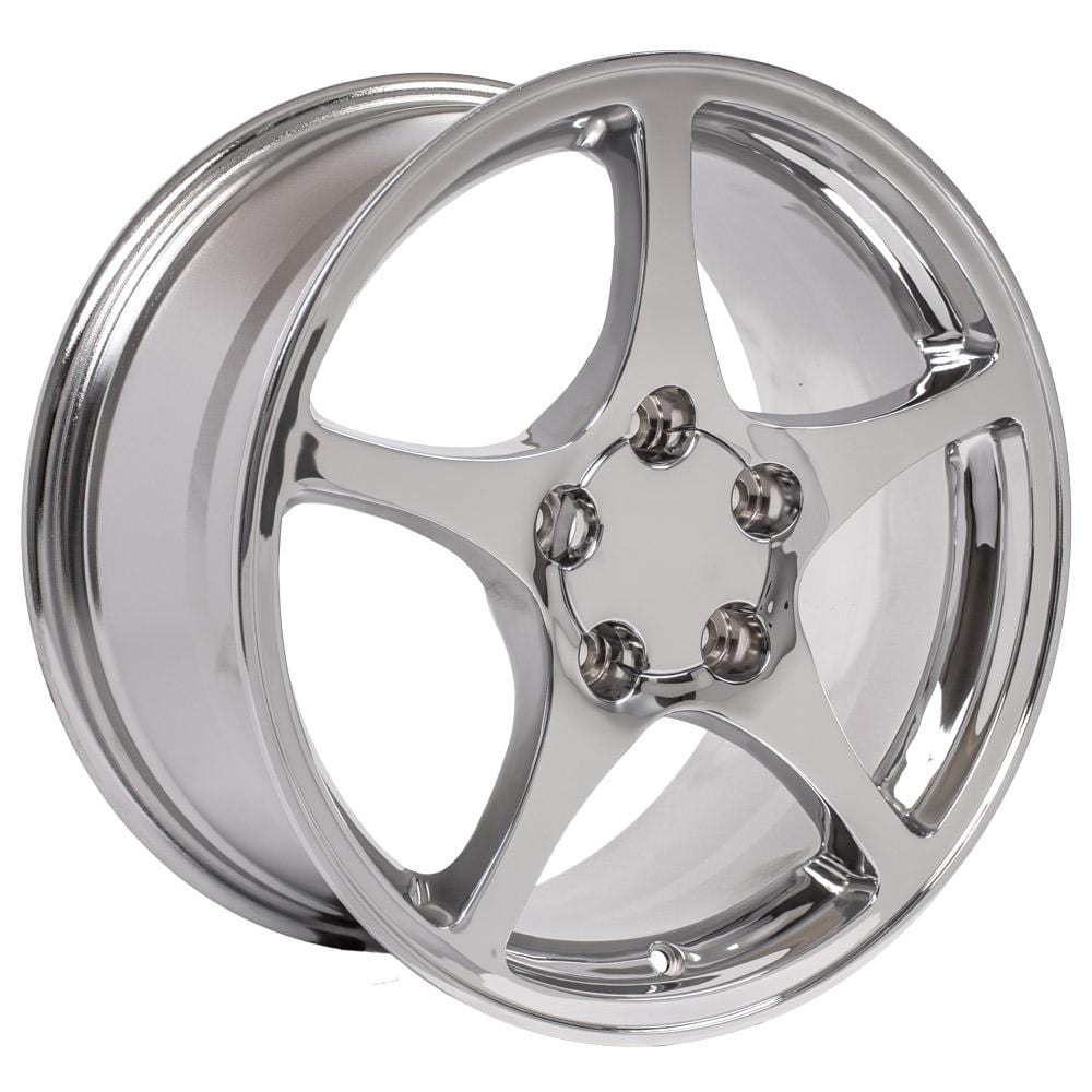 C4-C5 New Chrome 18x9.5 Wheel (CV05) 1988-2004
