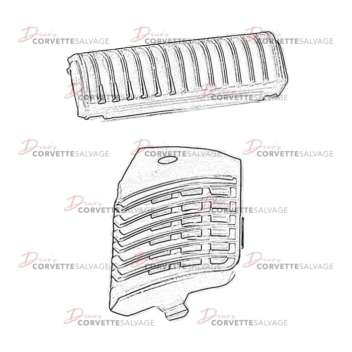 C4 Used Dash Defrost Vent 1990-1996