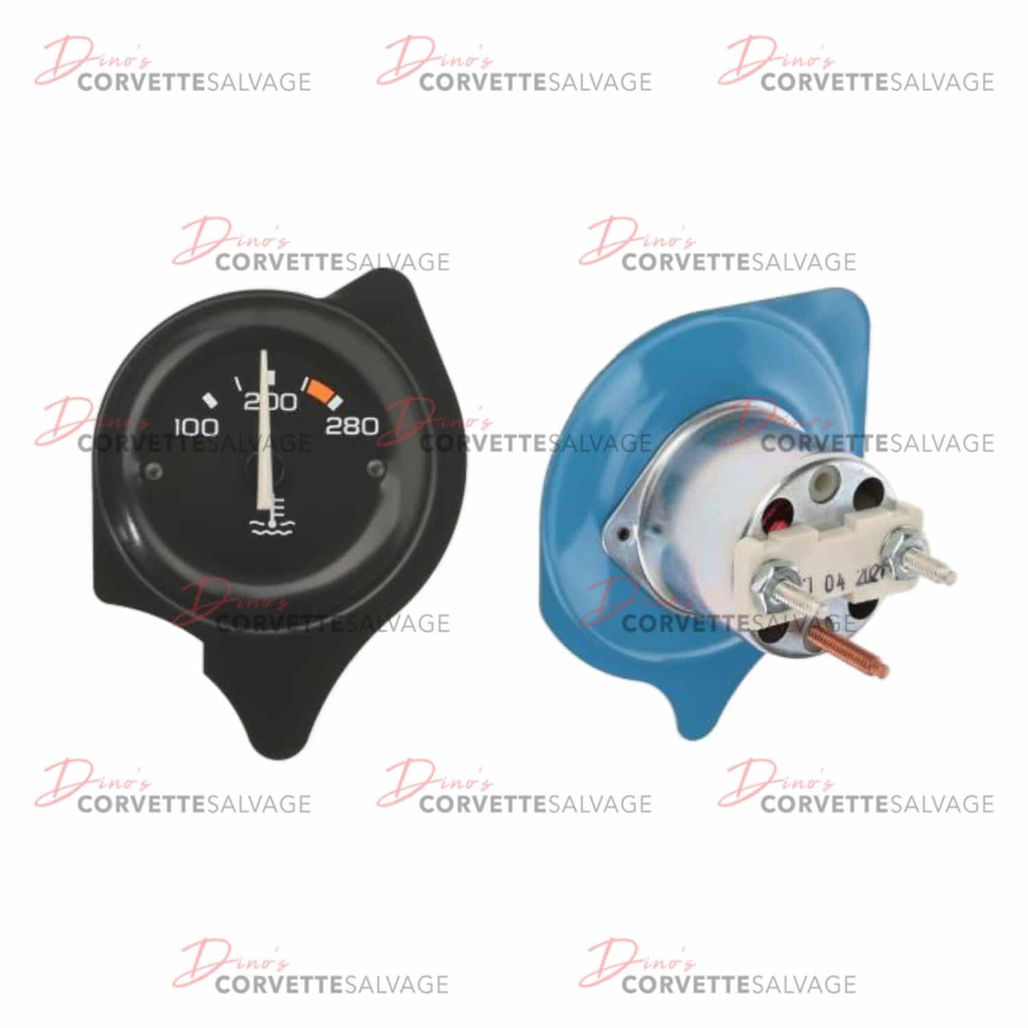 C3 New Water Temperature Gauge 1978