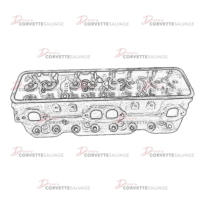 C4 Used L98 D Port Aluminum Head 1988-1991