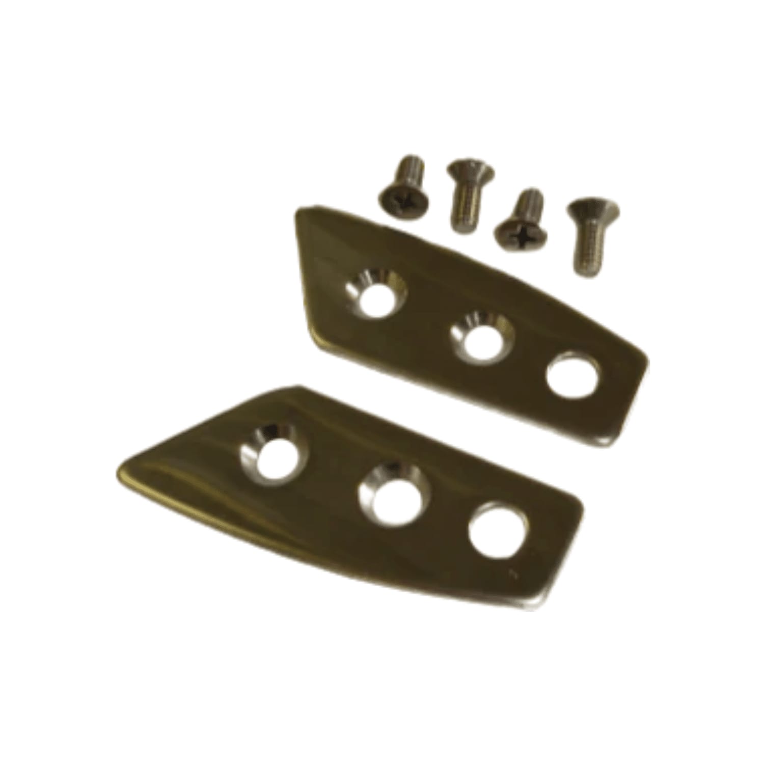 C3 New B-Pillar T-Top Stainless Receiver Plate Kit 1968-1977