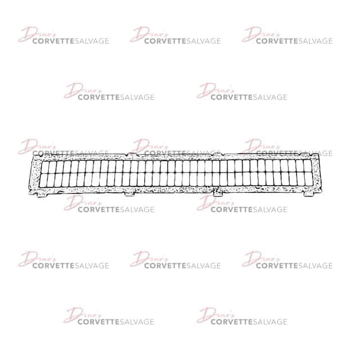 C4 Used Defroster Duct Grille 1984-1989