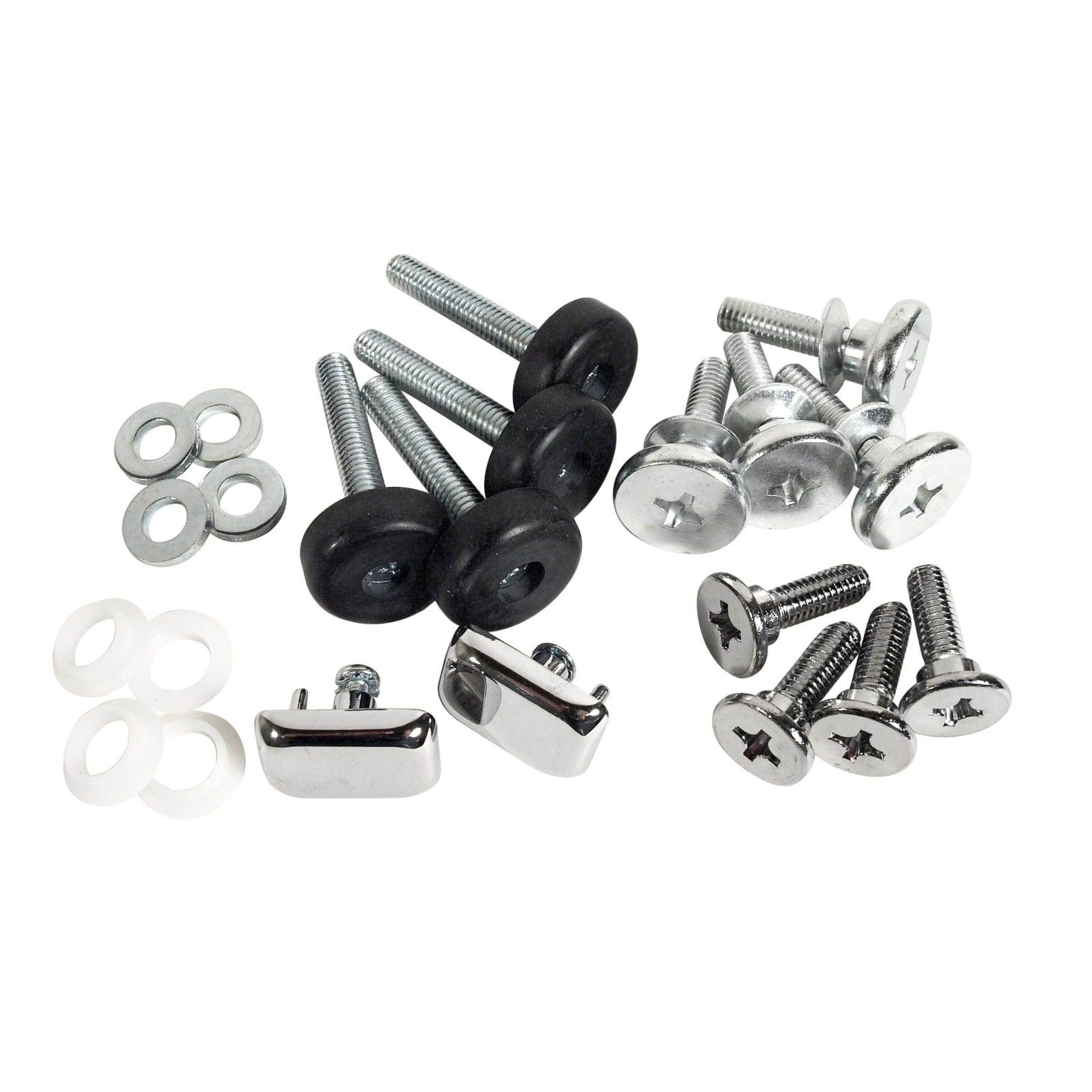 C3 New Seat Hardware Repair Kit, with Buttons - 22 Piece 1974-1978