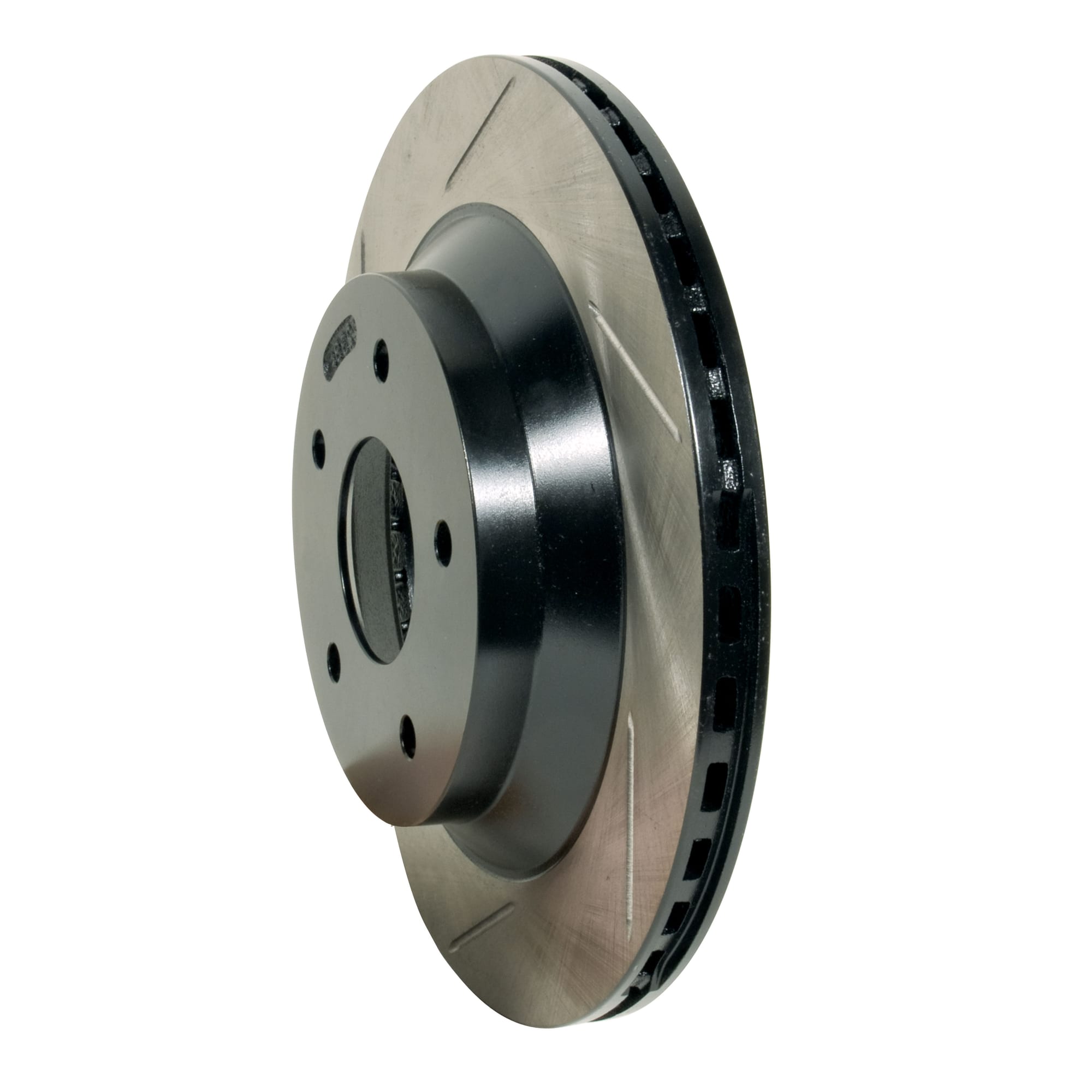 C4 New Passenger-Side Brake Rotor, Front 12" Power Slot 1988-1995