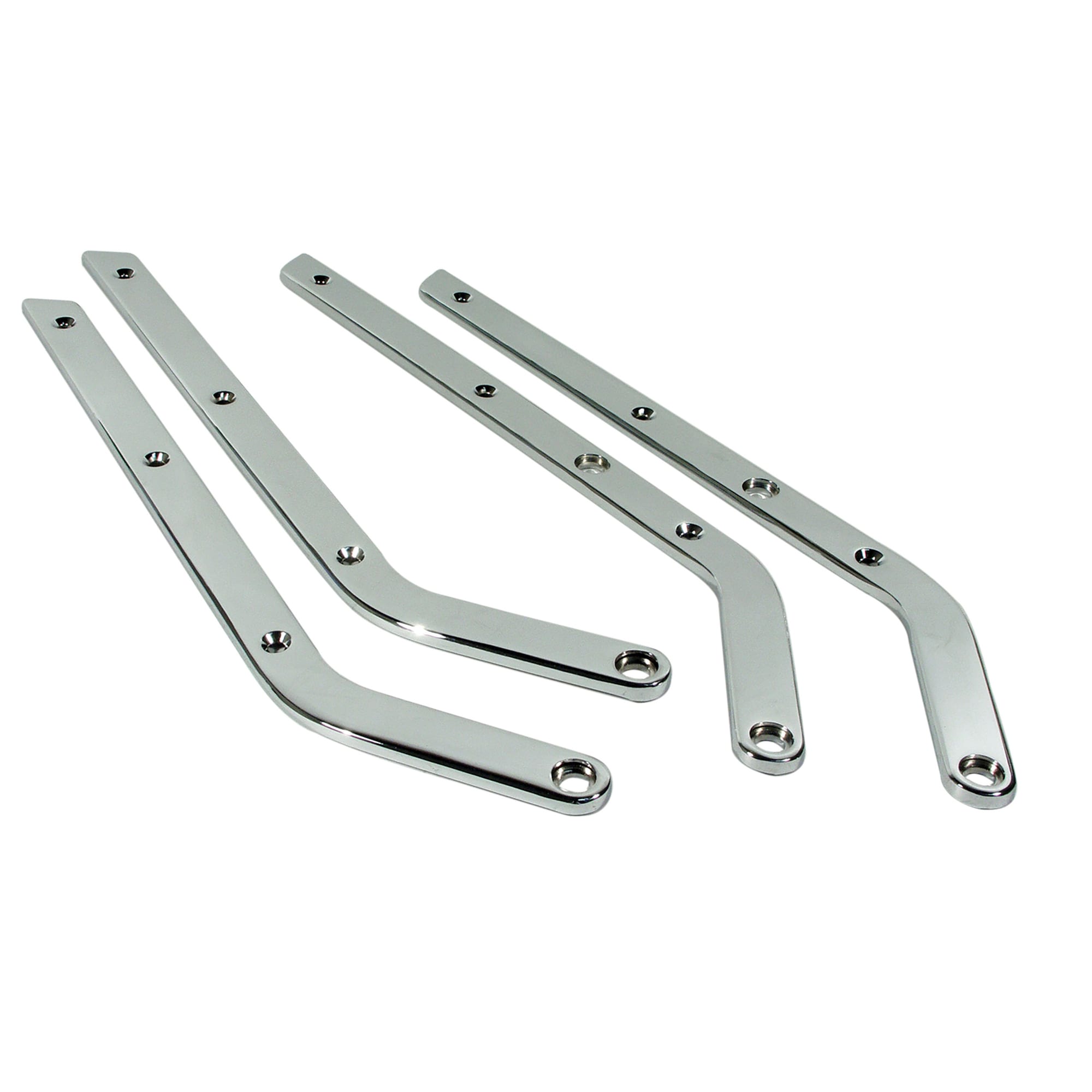 C2 New Seat Side Chrome - 4 Piece Set 1967