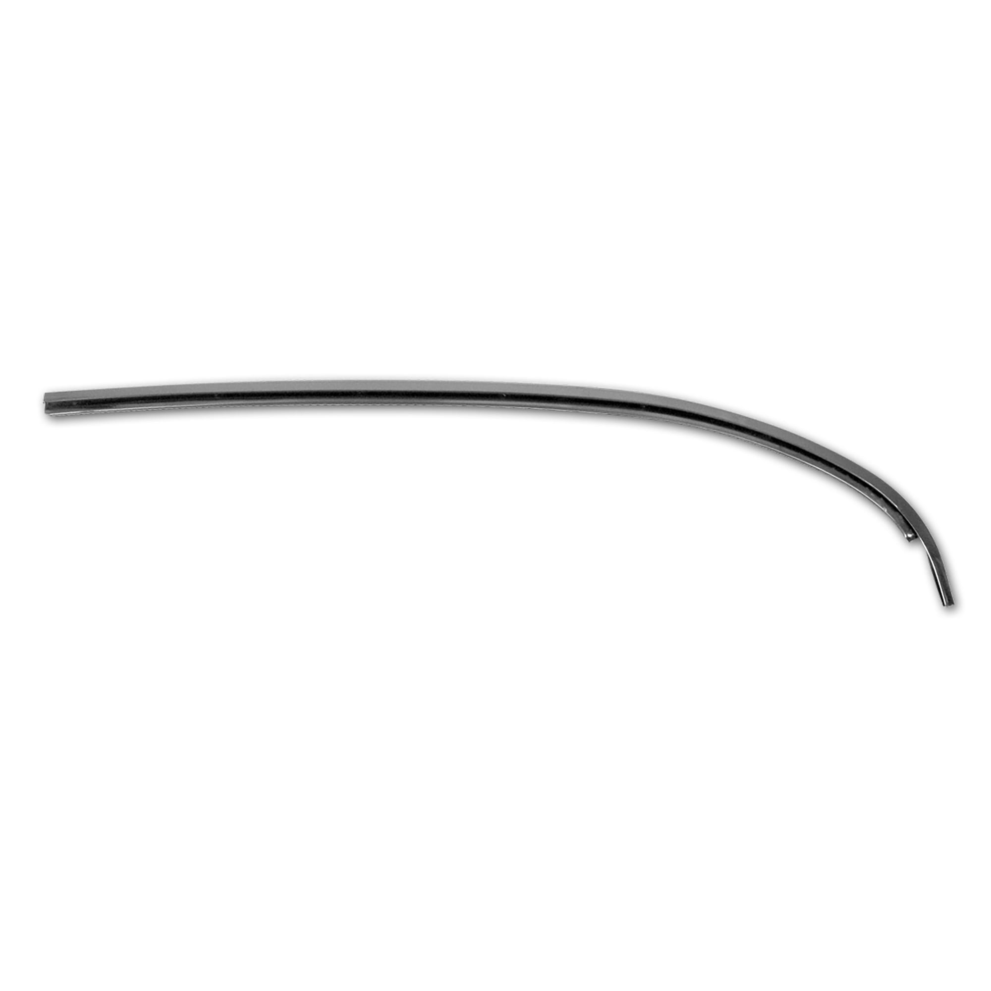 C3 New Passenger-Side T-Top Stainless Steel Trim Molding Front 1968-1978