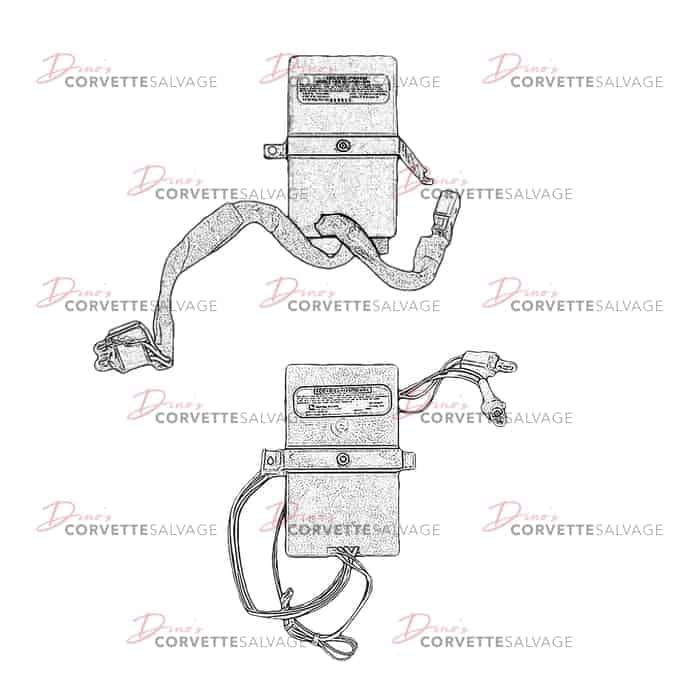 C4 Used Low Tire Pressure Warning System Module 1989-1996