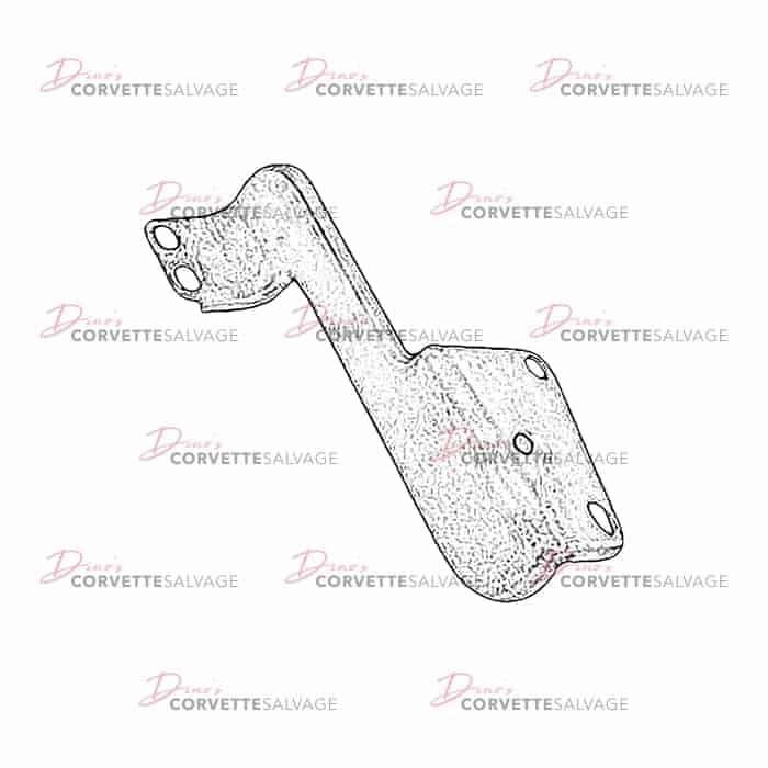 C4 Used Convertible Antenna Bracket 1986-1987