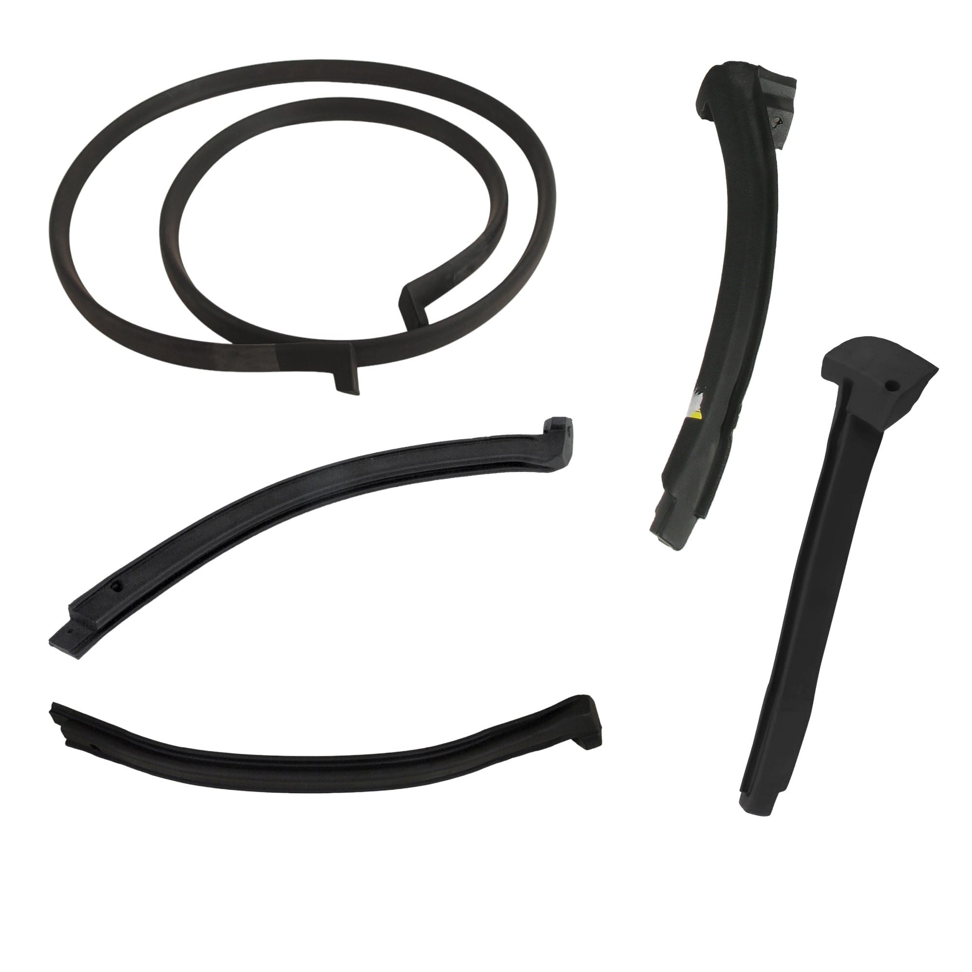 C4 New Weatherstrip Kit - Hardtop 5 Piece - USA 1986-1996