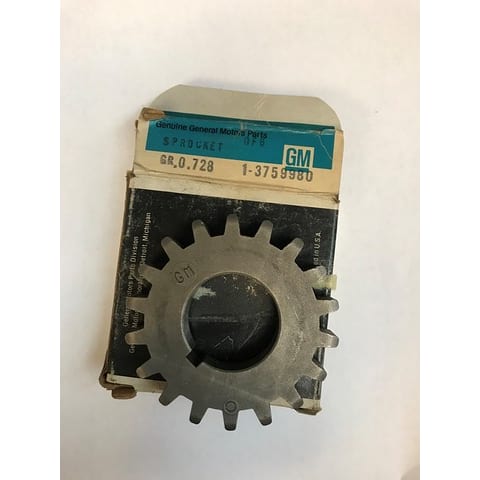 C2 New Timing Chain Gear, On Cam 327 1963-1966