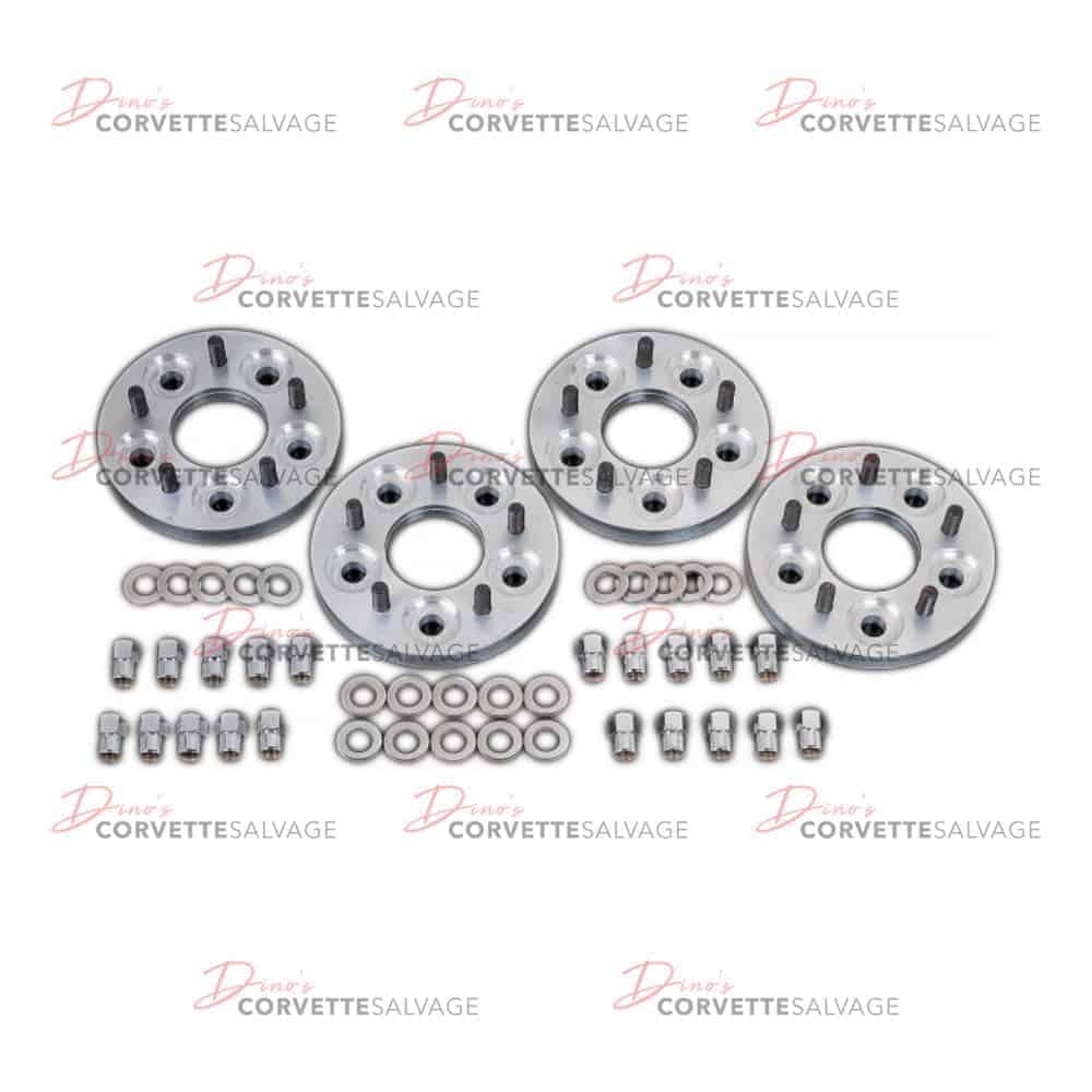 C4 New 1" Wheel Spacer Adapter Set 1984-1987