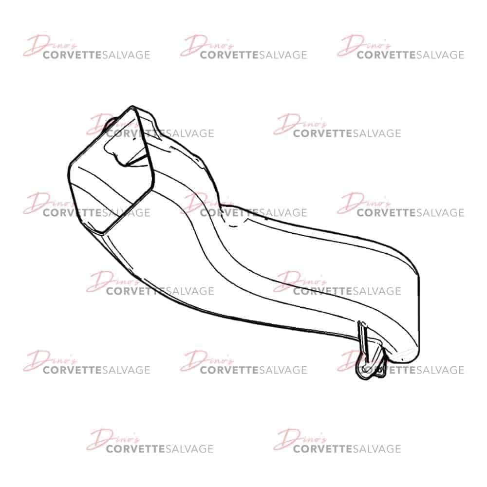 C7 Used Front Brake Cooling Duct 2014-2019